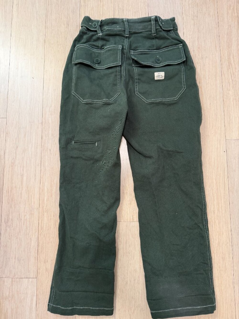 P&Co Service Fatigue Cargo Pants Olive Green